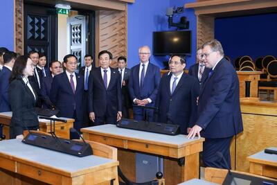Thủ tướng Phạm Minh Chính hội kiến Chủ tịch Quốc hội Estonia- Ảnh 2.