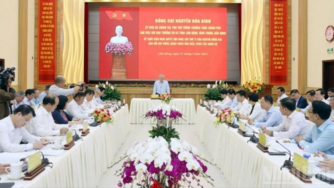 Phân công nhiệm vụ Ban chỉ đạo hợp nhất 3 tỉnh Lâm Đồng, Bình Thuận và Đắk Nông