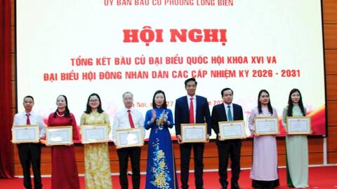 Phường Long Biên: Kết quả cuộc bầu cử thể hiện tinh thần trách nhiệm, niềm tin của nhân dân