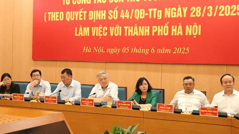 Phó Thủ tướng Thường trực làm việc với TP. Hà Nội về giải quyết các vụ việc khiếu nại, tố cáo kéo dài