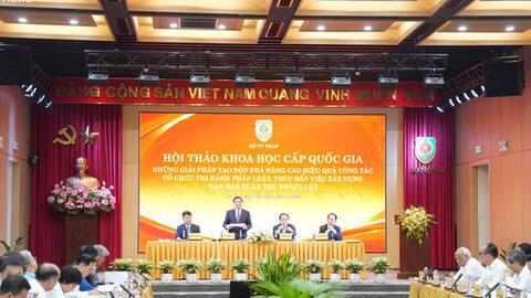 Chất lượng pháp luật phải được kiểm nghiệm qua thực tiễn thi hành