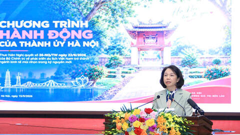 Hà Nội phấn đấu đón 47,5 đến 50,8 triệu lượt khách vào năm 2030