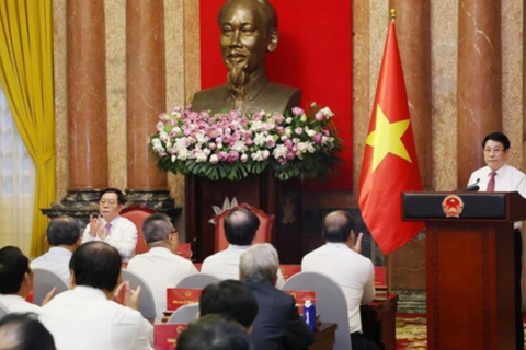 Giao lưu trực tuyến họp hội nghị ngày 20/6/2025 diễn ra tại quảng trường ba đình điện biên