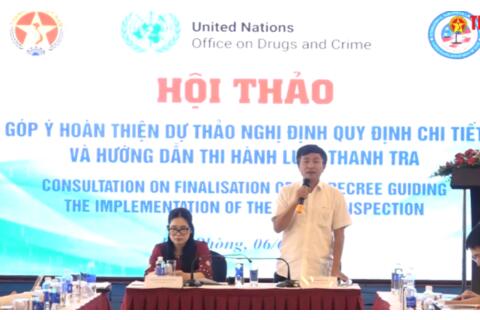 Hội thảo lấy ý kiến hoàn thiện Nghị định hướng dẫn thi hành Luật Thanh tra