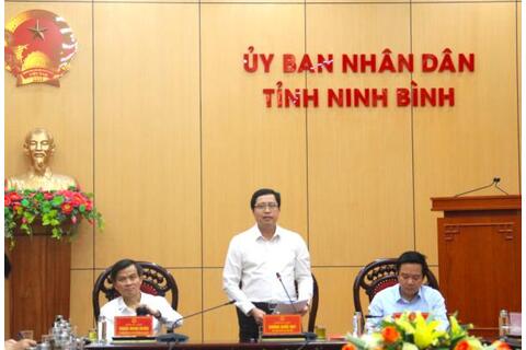 Tổ Công tác số 01 của Thanh tra Chính phủ làm việc với tỉnh Ninh Bình