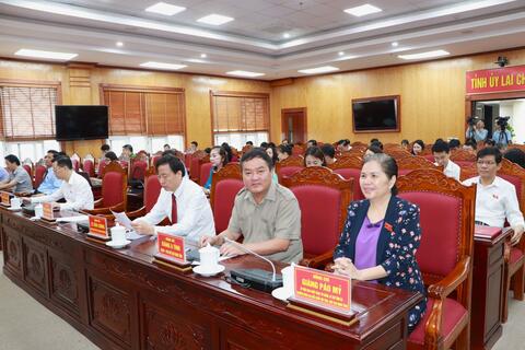 Khai mạc Kỳ họp thứ hai mươi chín (Kỳ họp chuyên đề) HĐND tỉnh khóa XV, nhiệm kỳ 2021 - 2026