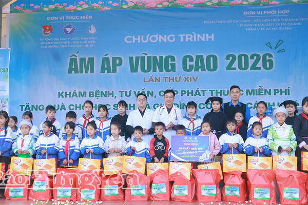 Ấm áp chương trình tình nguyện mùa Đông năm 2025 và Xuân tình nguyện năm 2026
