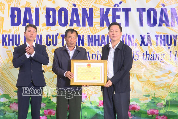 Ngày hội Đại đoàn kết toàn dân tộc tại thôn Nhạo Sơn