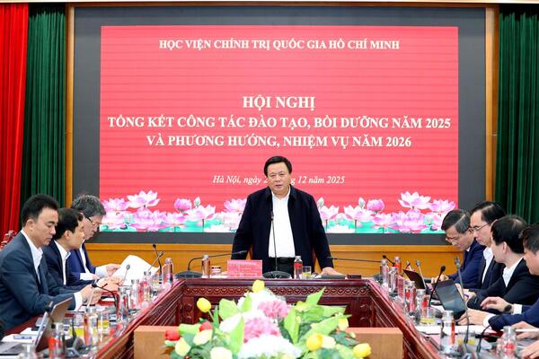 Hội nghị Tổng kết công tác đào tạo, bồi dưỡng năm 2025, phương hướng, nhiệm vụ năm 2026