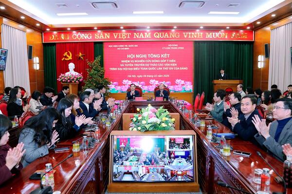 Hội nghị tổng kết nhiệm vụ đóng góp ý kiến và tuyên truyền Dự thảo các Văn kiện trình Đại hội Đại biểu toàn quốc lần thứ XIV của Đảng