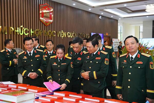 Đại tướng Nguyễn Tân Cương dự, chỉ đạo Đại hội Đảng bộ Học viện Quốc phòng nhiệm kỳ 2025 - 2030