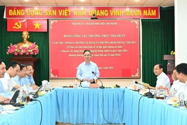 Đẩy nhanh tiến độ các dự án trọng điểm tại phường Bình Trưng và phường Thủ Đức