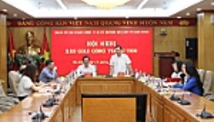 Hội nghị Ban Chấp hành Đảng bộ Cơ quan Đảng ủy Khối Doanh nghiệp Trung ương về bàn giao công tác Bí thư Cơ quan Đảng ủy Khối