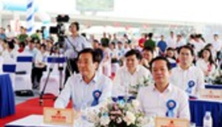 Bộ trưởng, Chủ nhiệm VPCP dự khởi công tuyến đường cao tốc Ninh Bình - Hải Phòng