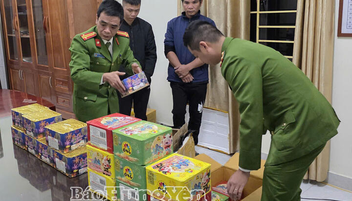 Quyết liệt đấu tranh với tội phạm, vi phạm về pháo