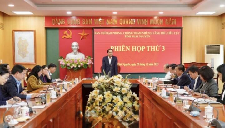 Ban Chỉ đạo phòng, chống tham nhũng, lãng phí, tiêu cực tỉnh tổng kết công tác năm 2025