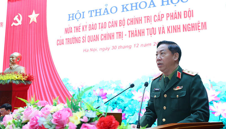 Hội thảo Nửa thế kỷ đào tạo cán bộ chính trị cấp phân đội của Trường Sĩ quan Chính trị - Thành tựu và kinh nghiệm