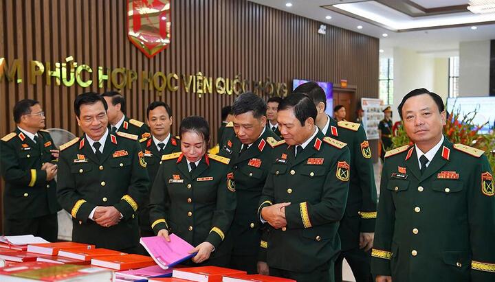 Đại tướng Nguyễn Tân Cương dự, chỉ đạo Đại hội Đảng bộ Học viện Quốc phòng nhiệm kỳ 2025 - 2030