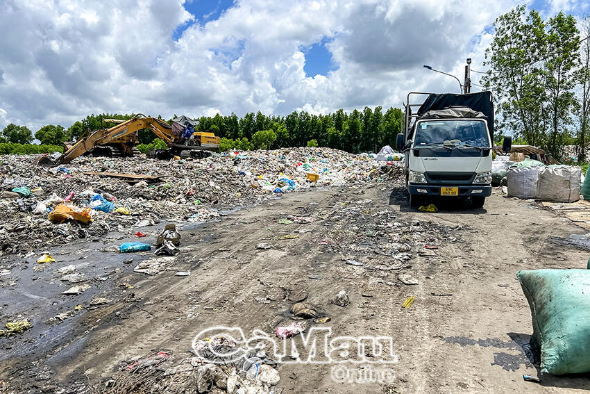 Cà Mau kích hoạt phương án dự phòng xử lý rác thải
