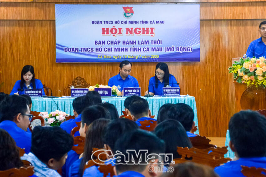 Tỉnh đoàn Cà Mau đặt  ra 12 chỉ tiêu phấn đấu trong 6 tháng cuối năm