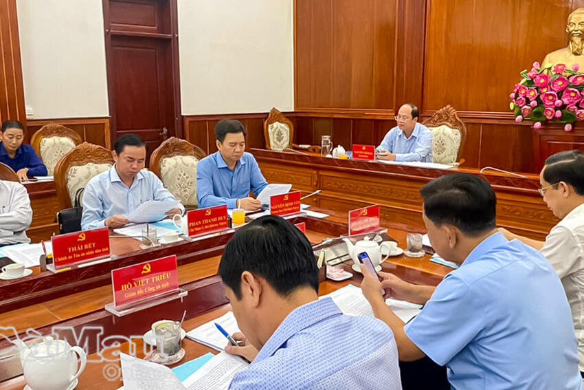 Phiên họp đầu tiên về phòng chống tham nhũng, lãng phí, tiêu cực sau hợp nhất