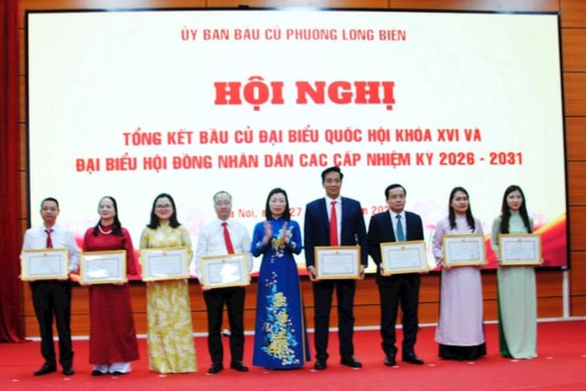 Phường Long Biên: Kết quả cuộc bầu cử thể hiện tinh thần trách nhiệm, niềm tin của nhân dân