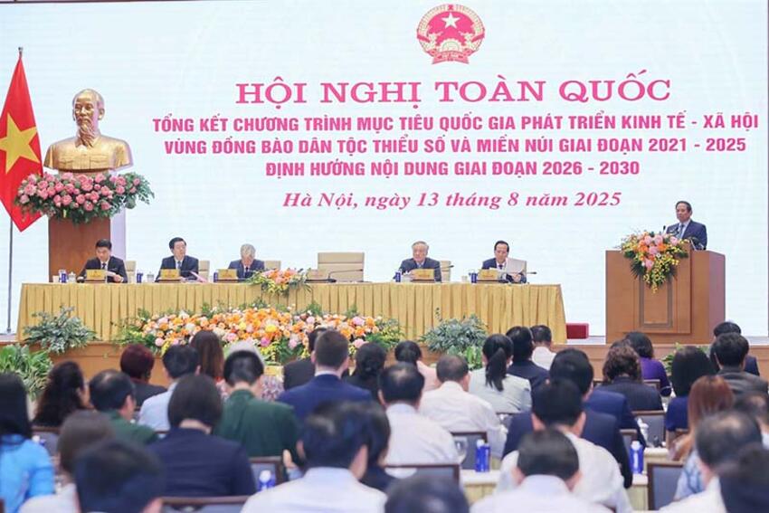 Hội nghị toàn quốc tổng kết Chương trình mục tiêu quốc gia phát triển kinh tế - xã hội vùng đồng bào dân tộc thiểu ...