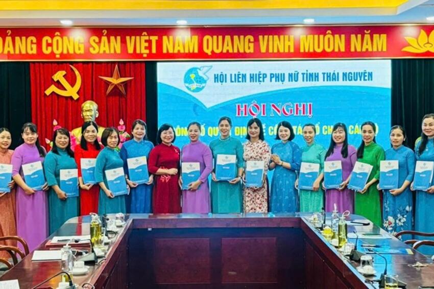 Hội LHPN tỉnh Thái Nguyên: Kiện toàn tổ chức theo mô hình mới