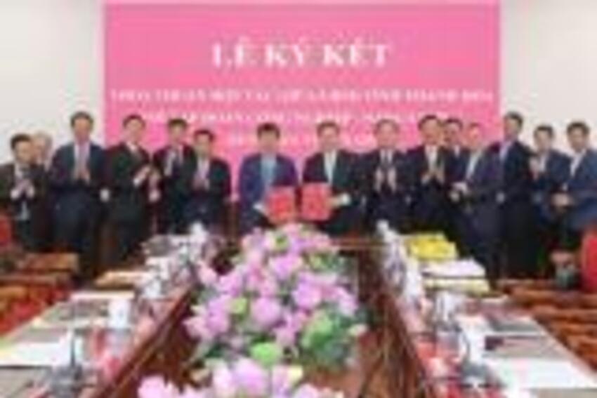 Tỉnh Thanh Hóa ký kết thỏa thuận hợp tác với Tập đoàn Công nghiệp - Năng lượng Quốc gia Việt Nam