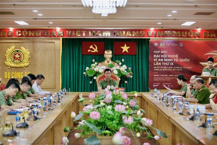 Sẵn sàng cho Giai đoạn II của Đại hội khỏe “Vì an ninh Tổ quốc” lần thứ IX
