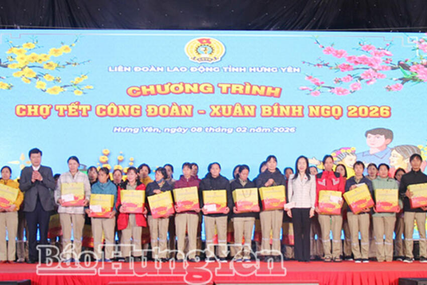 Chương trình Chợ Tết Công đoàn – Xuân Bính Ngọ 2026