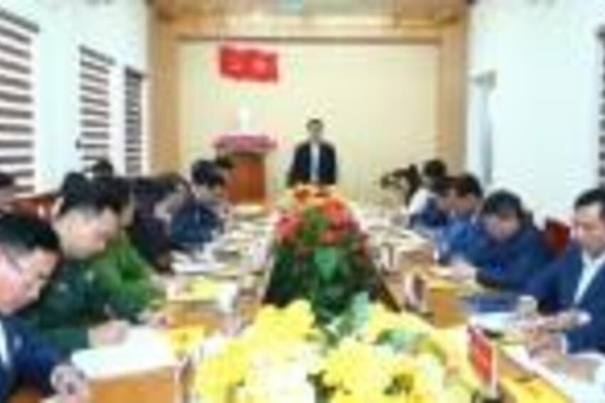 Xã Hóa Quỳ: Tập trung lãnh đạo, chỉ đạo thực hiện nhiệm vụ nhằm tạo xung lực mới cho phát triển