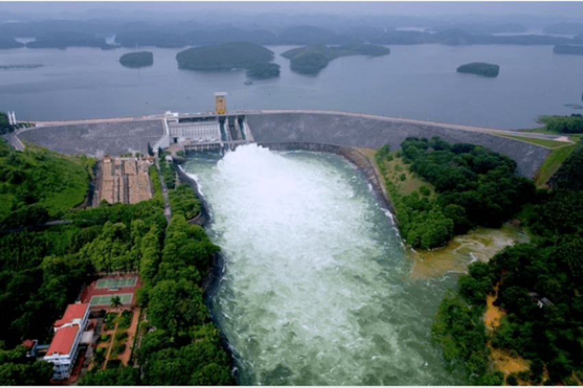 Mở 2 cửa xả hồ thủy điện Thác Bà vào hồi 20h ngày 9/9/2025