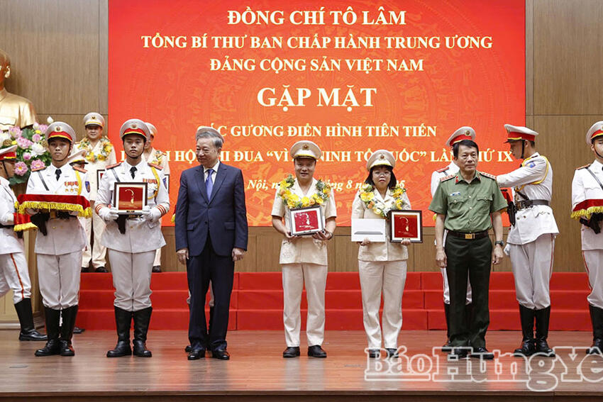 Phó Trưởng công an xã Hưng Hà: 5 năm liền là chiến sĩ thi đua
