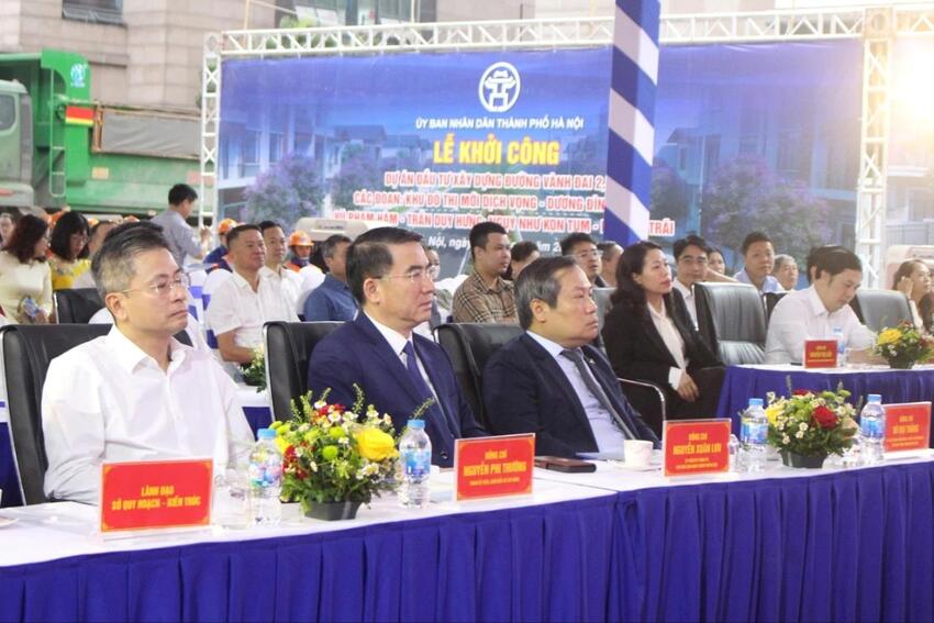 Hà Nội khởi công 3 đoạn tuyến thuộc đường Vành đai 2,5