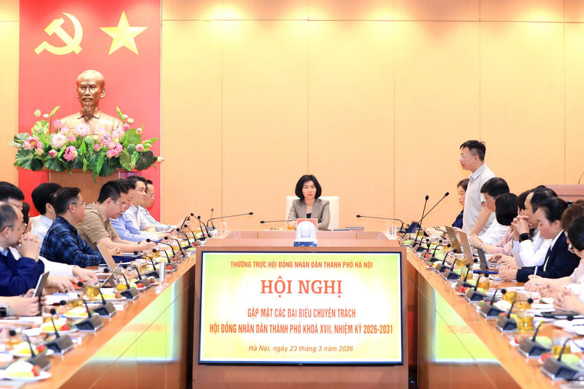 Thường trực HĐND thành phố Hà Nội tổ chức hội nghị gặp mặt các đại biểu chuyên trách HĐND Thành phố khóa XVII, nhiệm kỳ 2026-2031