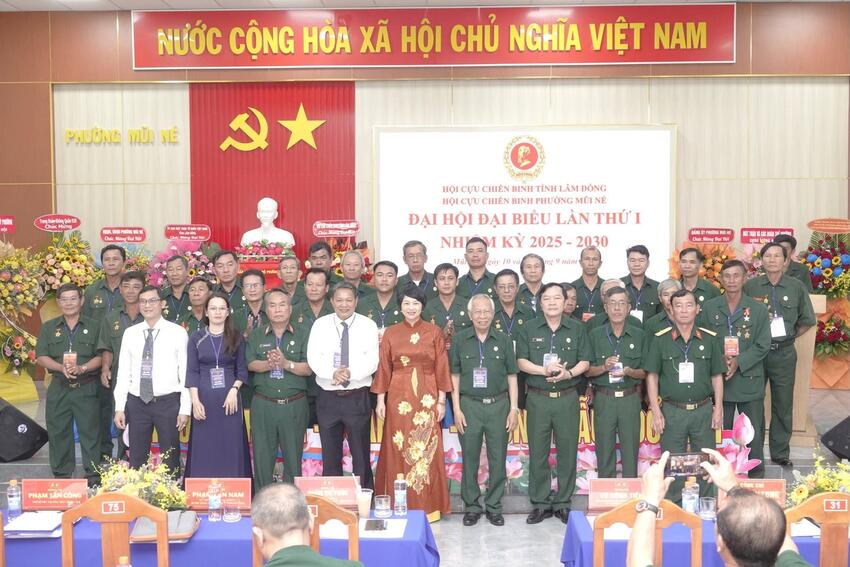 Lâm Đồng: Đại hội điểm Hội Cựu chiến binh phường Mũi Né lần thứ I