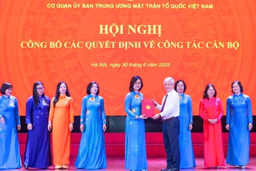 Toàn văn Quyết định của Ban Thường trực Ủy ban Trung ương MTTQ Việt Nam về chức năng, nhiệm vụ của Ban Công tác Phụ nữ