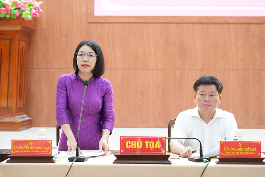 Hương Trà: Hội nghị cán bộ chủ chốt toàn phường