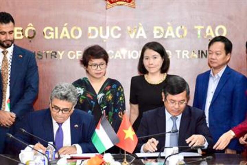 Việt Nam – Palestine kí kết thỏa thuận hợp tác giáo dục giai đoạn 2025–2030