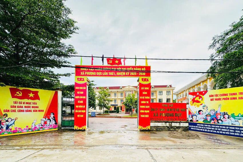 Xã Phượng Dực rộn ràng khí thế trước thềm Đại hội đại biểu Đảng bộ xã lần thứ I: Lan tỏa khát vọng đổi mới và phát triển