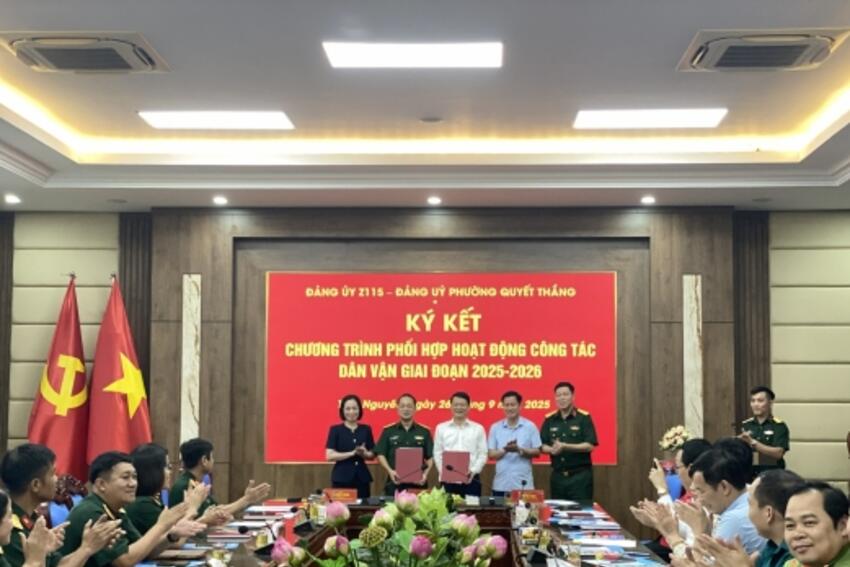 Phát huy truyền thống đoàn kết quân - dân, góp phần xây dựng hệ thống chính trị cơ sở vững mạnh