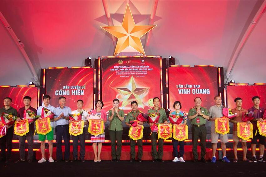 Khai mạc Giải Pickleball CAND khu vực phía Bắc mở rộng lần thứ nhất năm 2025
