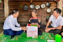 Phó Chủ tịch UBND tỉnh Gia Lai Nguyễn Tự Công Hoàng thăm, tặng quà cho người có công với cách mạng
