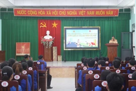 Tuyên truyền an toàn giao thông và phòng-chống tội phạm cho đoàn viên, thanh niên tại phường An Nhơn Đông