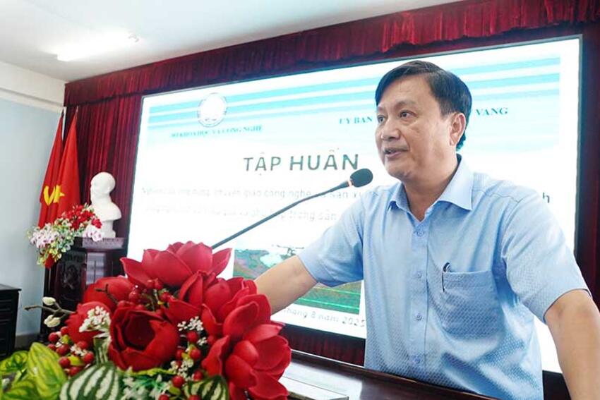 Phú Vang: Tập huấn nghiên cứu ứng dụng, chuyển giao công nghệ và sản xuất thử nghiệm các quy trình công nghệ mới trong ...