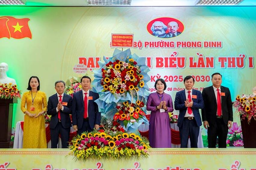 Đại hội đại biểu Đảng bộ phường Phong Dinh lần thứ I, nhiệm kỳ 2025 – 2030