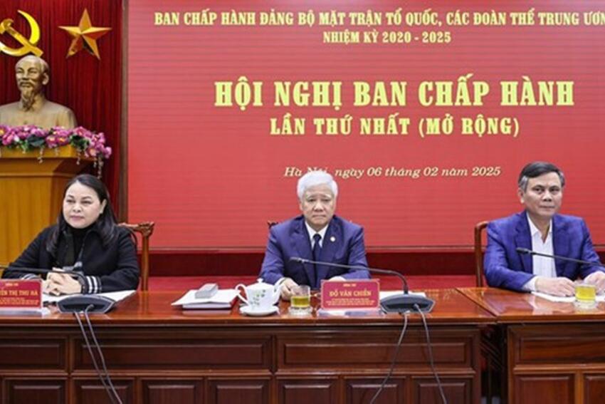 Hội nghị lần thứ nhất Ban Chấp hành Đảng bộ Mặt trận Tổ quốc, các đoàn thể Trung ương