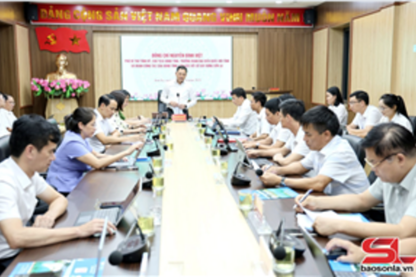 Sở Xây dựng Sơn La phấn đấu hoàn thành và vượt chỉ tiêu Nghị quyết Đại hội Đảng bộ tỉnh nhiệm kỳ 2025-2030