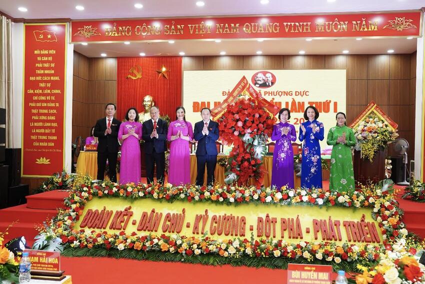 Đại hội đại biểu Đảng bộ xã Phượng Dực lần thứ I, nhiệm kỳ 2025-2030: Khơi dậy khát vọng phát triển bền vững, hiện đại, nhân dân hạnh phúc